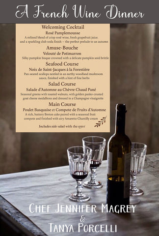 10/11 A Taste of Autumn in France: A French Wine Dinner