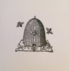 Green Grape Press Bee Skep Small Folded Cards- Set Of 6